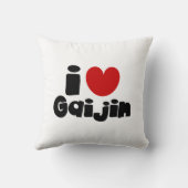 Coussin i heart Gaijin (Verso)