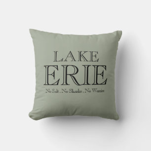 Coussin I heart Lake Erie