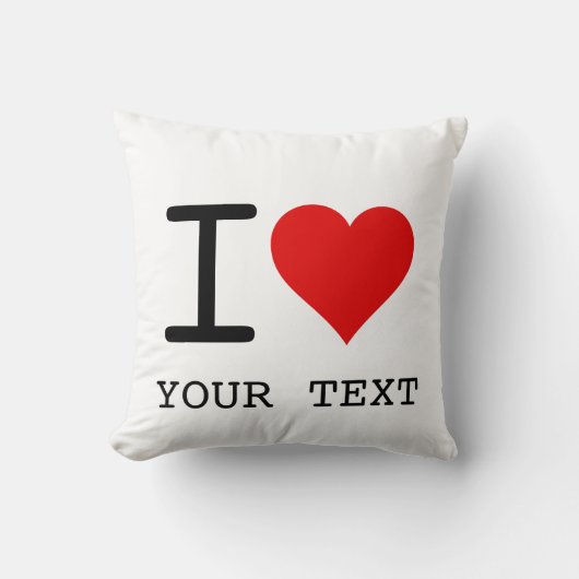 Coussin I Heart Love Template (Recto)