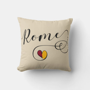 Coussin I Heart Rome, Roma, Italie, Italien