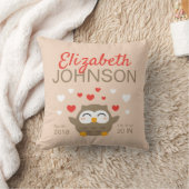 Coussin I hibou vous illustration (Couverture)