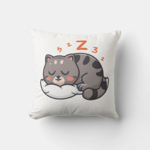 Coussin I Like Naps - Napping cat