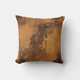 Coussin I Live To Barrel Race - Rodeo Event