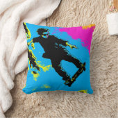 Coussin I Live To Fly - Skateboarder (Couverture)