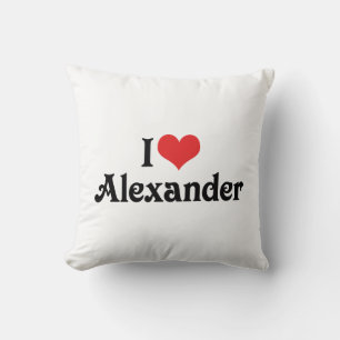 Coussin I Love Alexander