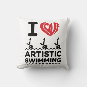 Coussin I Love Artistic Swimmer Synchro