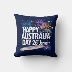 Coussin I LOVE AUSTRALIA Happy Australia Day 26 janvier