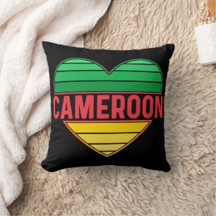 Coussin I Love Cameroon, Coeur camerounais