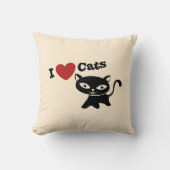 Coussin I love cats (Recto)
