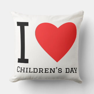 Coussin I love children’s day 
