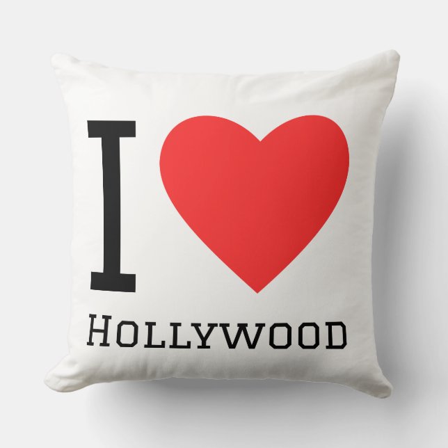 Coussin I love Hollywood  (Recto)