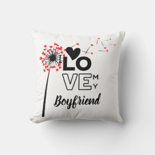 Coussin I Love My BOYFRIEND - Personnalisé moderne