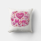 Coussin I love my mom (Recto)