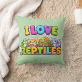 Coussin I Love Reptiles (Couverture)