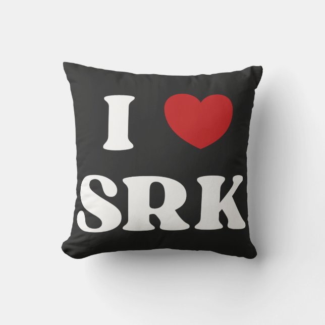 Coussin I love SRK - I Love Shahrukh Khan (Recto)