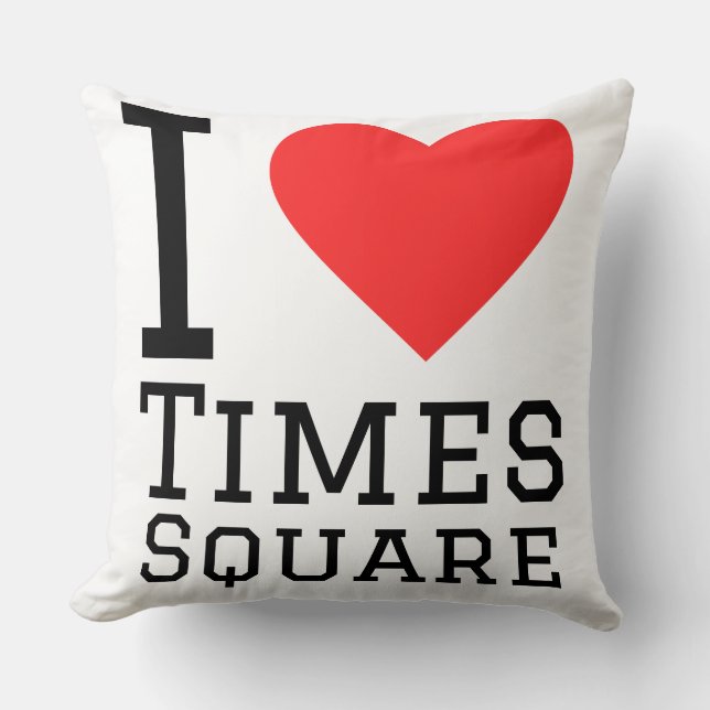 Coussin I love Times Square  (Recto)