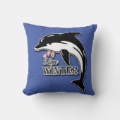Coussin I Love Winter (Recto)