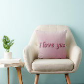 Coussin I love you. (Chaise)