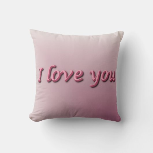 Coussin I love you. (Recto)