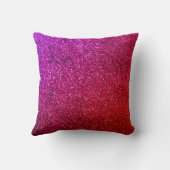 Coussin I love you chic pink glitter background Abstract (Verso)