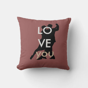 Coussin i love you tango