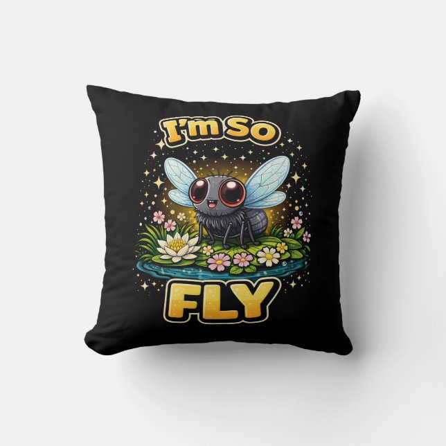 Coussin I’m So Fly (Recto)