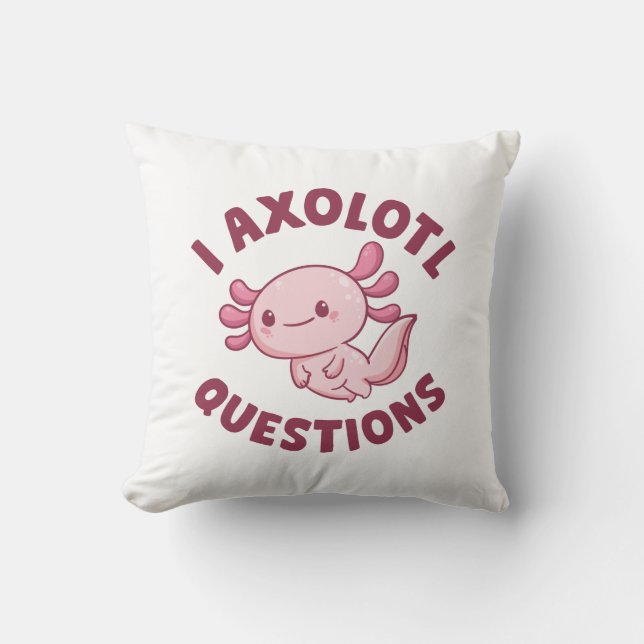 Coussin I Questions Axolotl (Recto)