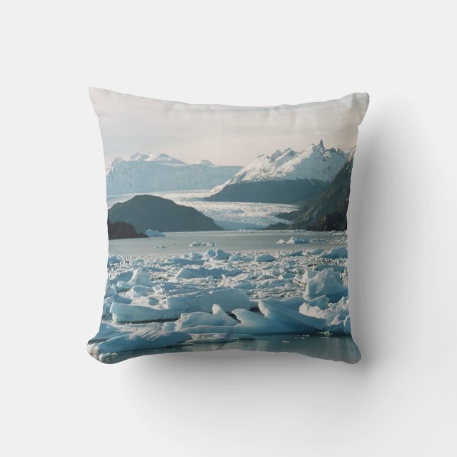 Coussin Icebergs glaciaires (Recto)