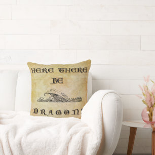 Coussin Ici Il Y A Des Dragons