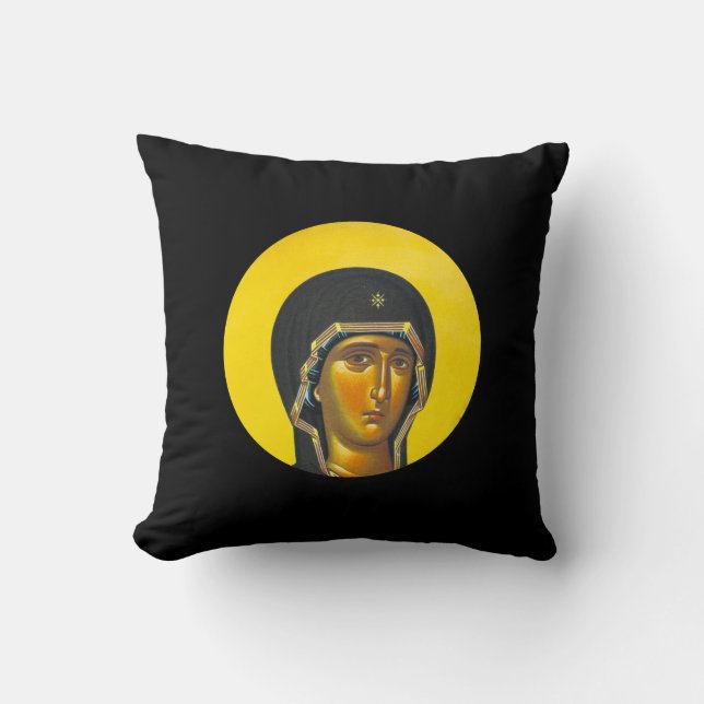 Coussin Icône orthodoxe antique (Recto)