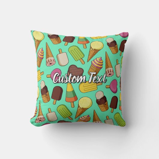 Coussin Icônes de glace (Recto)
