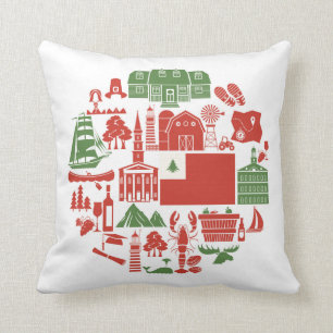 Coussin Icônes de la Nouvelle Angleterre