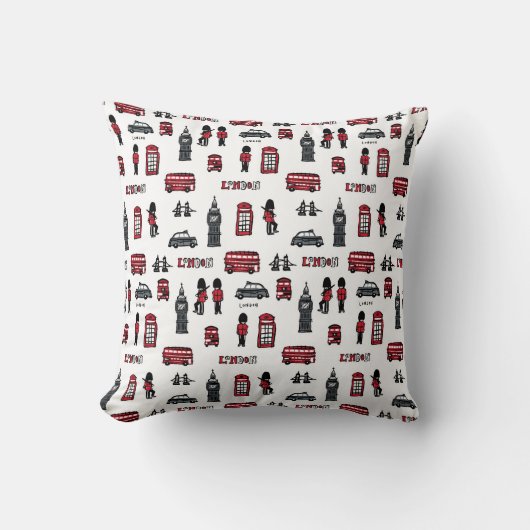Coussin Icônes de Londres (Recto)