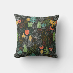 Coussin Icônes végétales