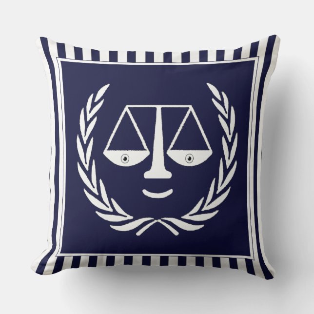 Coussin Idée cadeau pour avocat créatif (Recto)