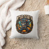 Coussin Idée cadeau pour maman de chat Ninja Stealth Cat - (Couverture)