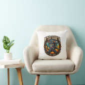 Coussin Idée cadeau pour maman de chat Ninja Stealth Cat - (Chaise)