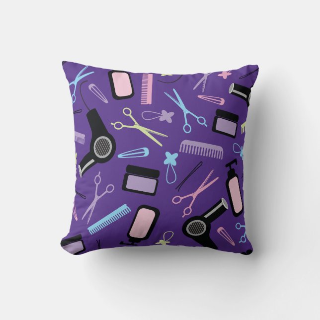 Coussin Idée de cadeau de coiffeur (Recto)