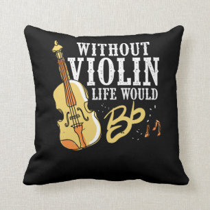 Coussin Idée de cadeau de violoniste pour l'instrument de