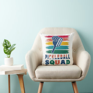Coussin Idée de cadeau pour joueurs de pickleball