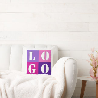 Coussin Idée de mariage personnalisée simple et élégante