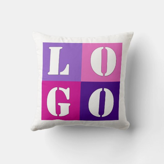 Coussin Idée de mariage personnalisée simple et élégante (Verso)