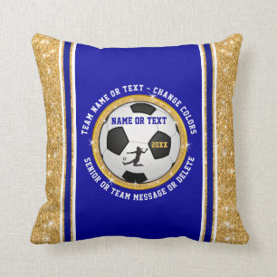 Coussin Idées Cadeaux d'équipe ou de senior pour le Soccer