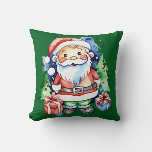 Coussin Idées de cadeaux pour le Père Noël (Recto)
