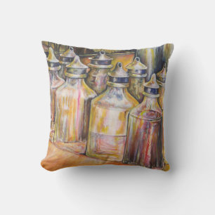 Coussin Idéographie de Lumière dorée