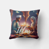 Coussin Iftar Mari et la femme Cuisine (Verso)
