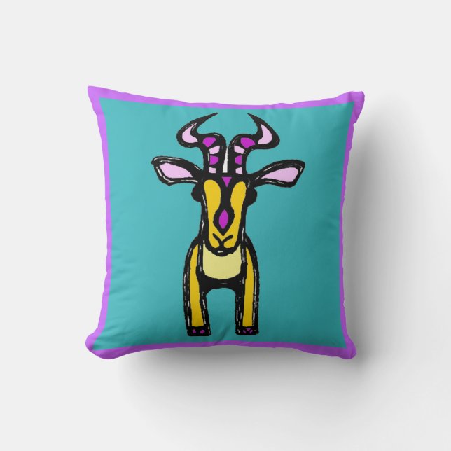 coussin iguana impala (Recto)