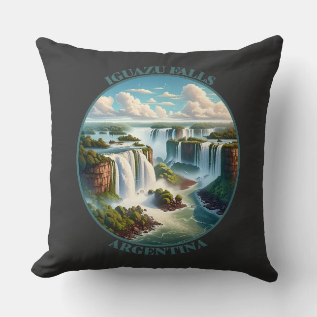 Coussin Iguazu Falls Argentine (Recto)