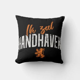 Coussin Ik Zal Handhaven Cushion, devise hollandaise