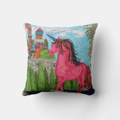 Coussin Il était une fois l'oreiller à lancer (Verso)